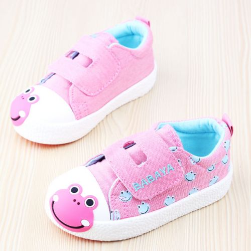 Chaussures de tennis enfants en toile pour printemps - semelle caoutchouc Ref 1034552