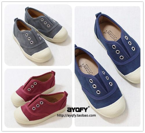 Chaussures de tennis enfants en toile pour printemps - Ref 1034636