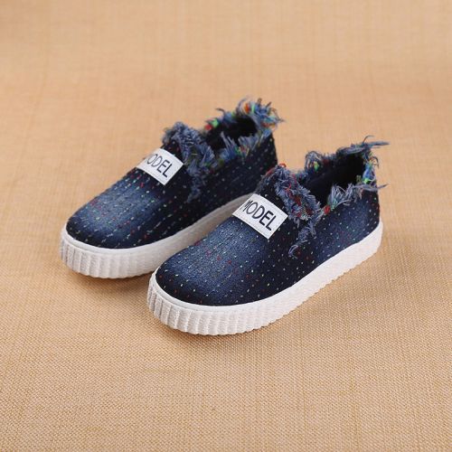 Chaussures de tennis enfants en toile MINYMOE pour printemps - semelle caoutchouc Ref 1034660