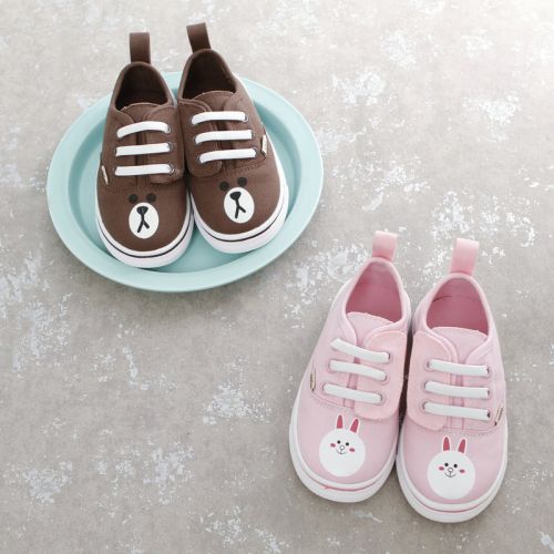 Chaussures de tennis enfants en toile pour printemps - semelle caoutchouc antidérapant Ref 1034674