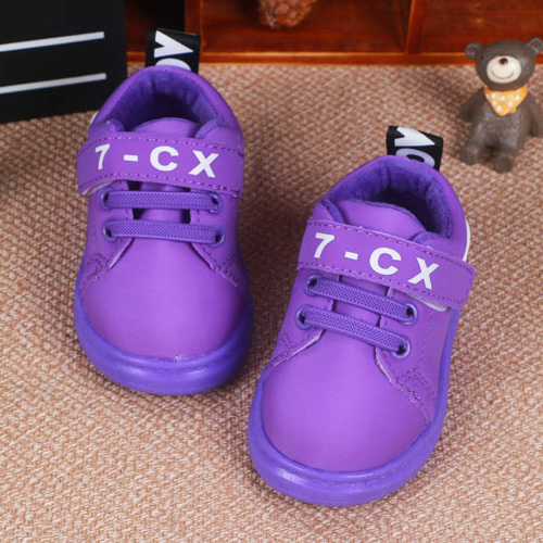 Chaussures de tennis enfants en toile pour hiver - semelle caoutchouc Ref 1034895