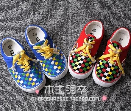 Chaussures de tennis enfants en toile pour printemps - semelle fond composite Ref 1035035