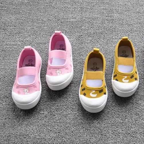 Chaussures de tennis enfants en toile AILVYANG pour printemps - semelle caoutchouc Wear Ref 1035056