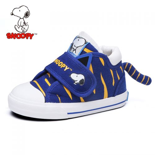 Chaussures de tennis enfants en toile SNOOPY pour hiver - semelle caoutchouc antidérapant Ref 1035112