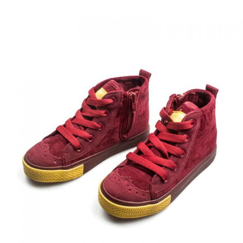 Chaussures de tennis enfants en toile pour printemps - semelle caoutchouc Wear Ref 1035221