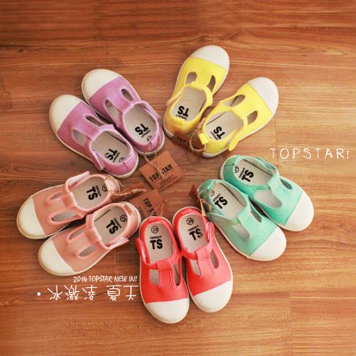 Chaussures de tennis enfants en toile TOPSTAR pour été - semelle plastique Ref 1035623