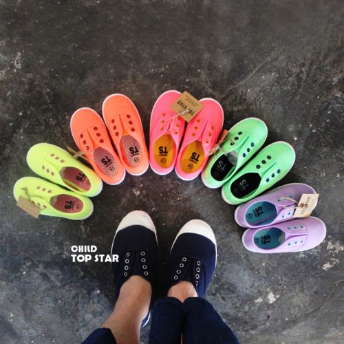Chaussures de tennis enfants en toile TOPSTAR pour printemps - semelle plastique Ref 1035625