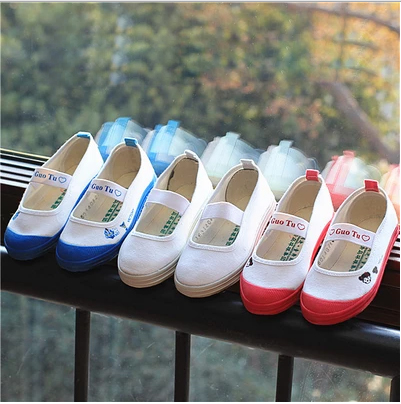 Chaussures de tennis enfants en toile pour Toute saison - semelle caoutchouc Ref 987389