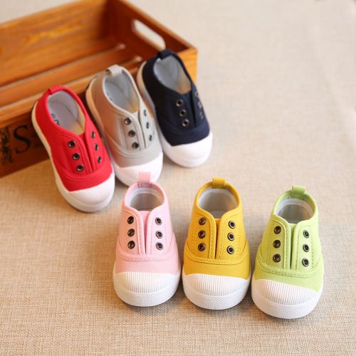 Chaussures de tennis enfants en toile pour Toute saison - semelle caoutchouc Wear Ref 987528