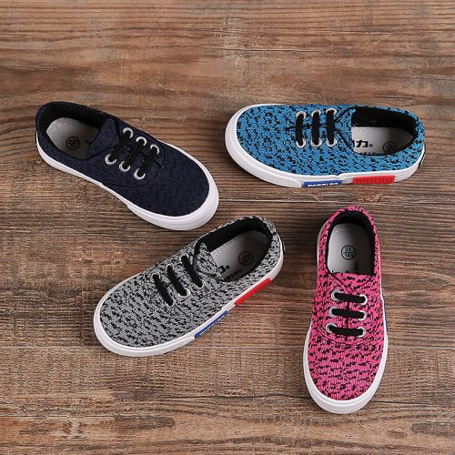 Chaussures de tennis enfants en toile WARRIOR pour printemps - semelle caoutchouc Ref 987578