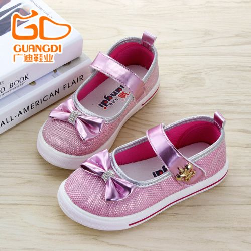 Chaussures de tennis enfants en tissu pour printemps - semelle plastique Ref 987579