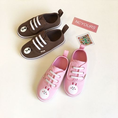 Chaussures de tennis enfants en toile pour printemps - semelle fond composite Ref 987598