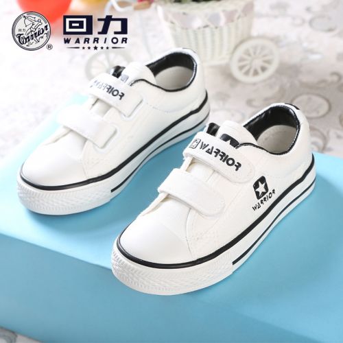 Chaussures de tennis enfants en toile WARRIOR pour printemps - semelle caoutchouc Ref 987667