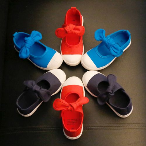 Chaussures de tennis enfants en toile JTOO pour printemps - semelle caoutchouc Ref 987691