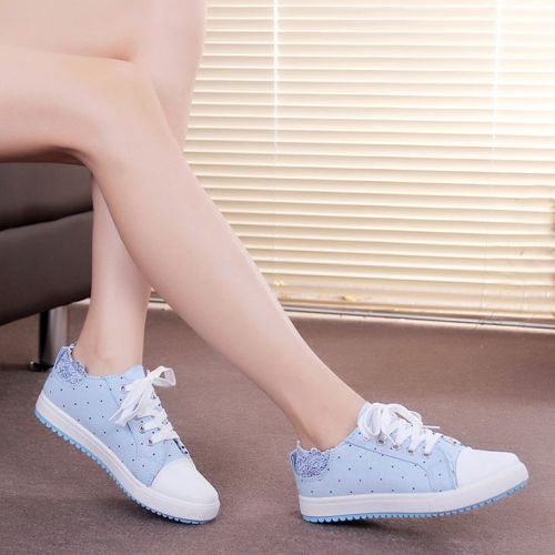 Chaussures de tennis enfants en toile pour printemps - semelle caoutchouc naturel Ref 987692