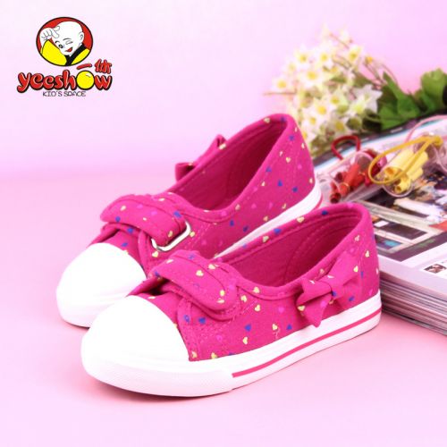 Chaussures de tennis enfants en toile pour printemps - semelle caoutchouc Ref 987743