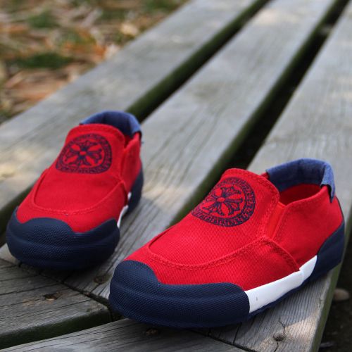 Chaussures de tennis enfants en toile pour printemps - semelle vulcanisation Ref 987748