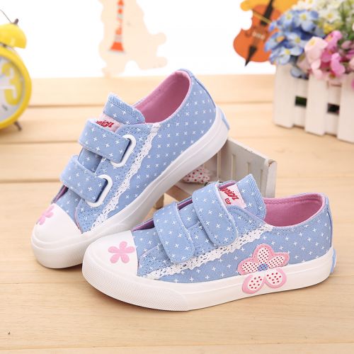 Chaussures de tennis enfants en toile WARRIOR pour printemps - semelle caoutchouc naturel Ref 987902