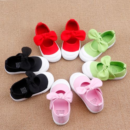 Chaussures de tennis enfants en toile pour printemps - semelle Ref 988014