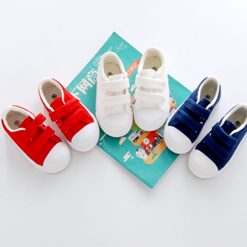 Chaussures de tennis enfants en toile pour printemps - Ref 988049