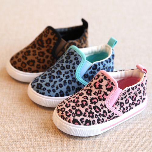 Chaussures de tennis enfants en toile pour printemps - semelle plastique Ref 988070
