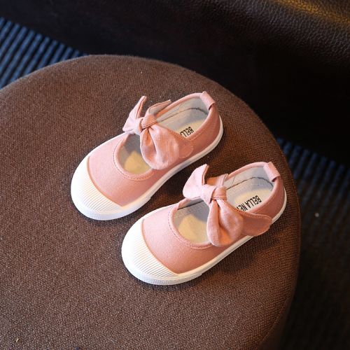 Chaussures de tennis enfants en toile pour printemps - semelle caoutchouc Ref 988085