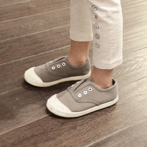 Chaussures de tennis enfants en toile pour printemps - semelle Ref 988090