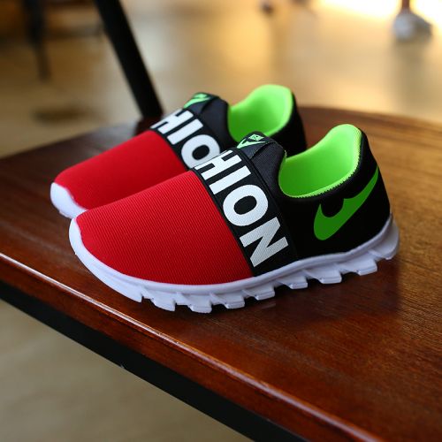 Chaussures de tennis enfants en toile pour printemps - semelle caoutchouc Wear Ref 988095