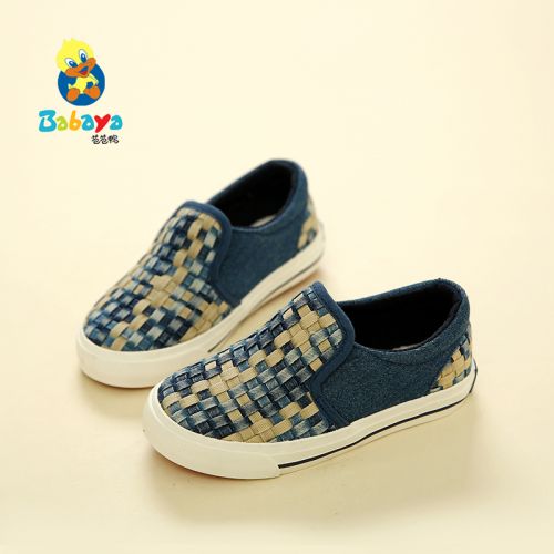 Chaussures de tennis enfants en toile pour printemps - semelle caoutchouc Ref 988145