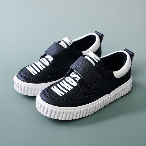 Chaussures de tennis enfants en toile pour printemps - semelle caoutchouc Ref 988153