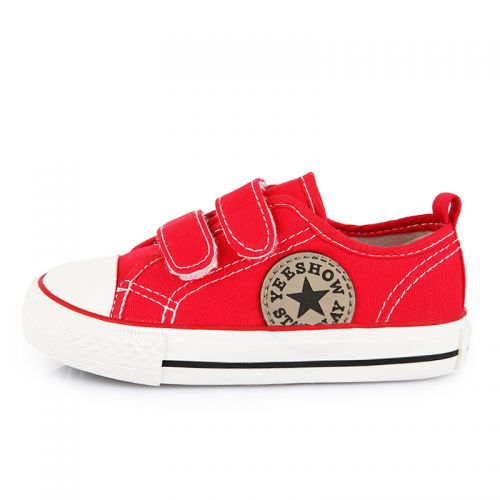 Chaussures de tennis enfants en toile pour printemps - semelle caoutchouc Ref 988284