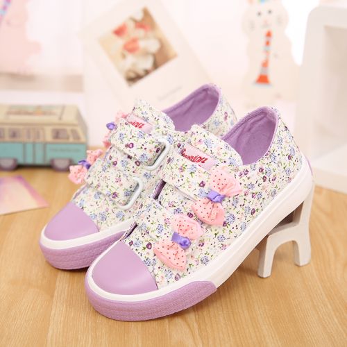 Chaussures de tennis enfants en toile WARRIOR pour printemps - semelle caoutchouc Ref 988405