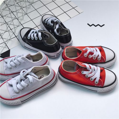 Chaussures de tennis enfants en toile pour printemps - Ref 988711