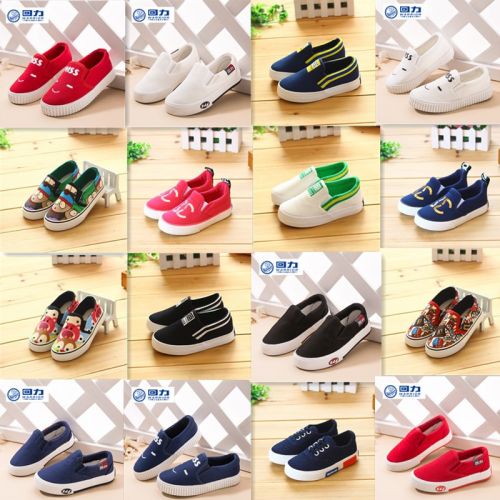 Chaussures de tennis enfants en toile WARRIOR pour printemps - semelle caoutchouc Ref 988729