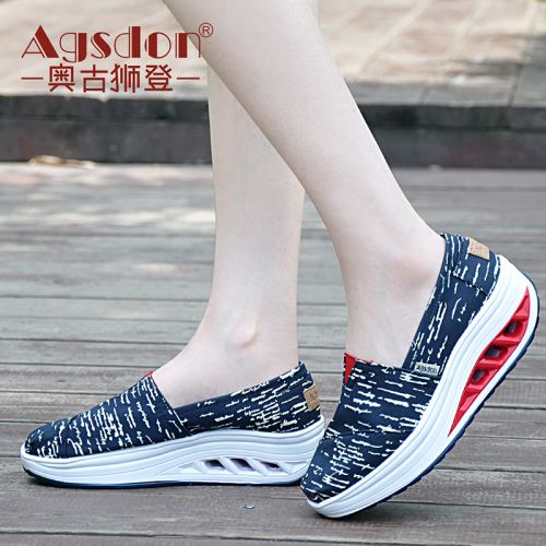 Chaussures de tennis femme AGSDON Semelles en Caoutchouc - Ref 3254726