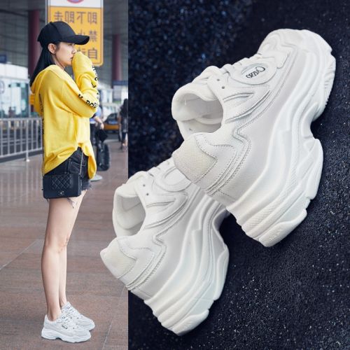 Chaussures de tennis femme SHECAI ART DESIGN en Polyurethane - Ref 3256298