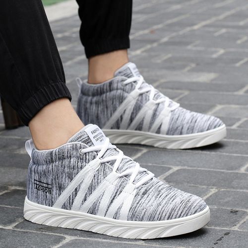 Chaussures de tennis homme jeunesse, 18-40 ans, pour hiver - semelle caoutchouc Ref 957820