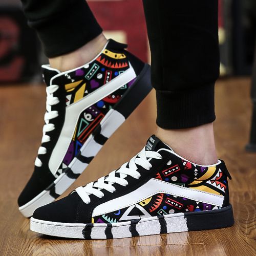 Chaussures de tennis homme jeunesse, 18-40 ans, GOLSSOU pour printemps - tendance des jeunes semelle caoutchouc Ref 9