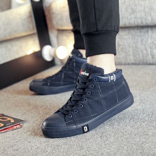 Chaussures de tennis homme jeunesse, 18-40 ans, pour hiver - semelle caoutchouc Ref 957937