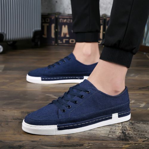 Chaussures de tennis homme jeunesse, 18-40 ans, pour été - tendance des jeunes semelle caoutchouc Ref 957956