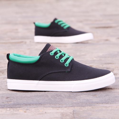 Chaussures de tennis homme jeunesse, 18-40 ans, pour printemps - simple semelle caoutchouc Ref 958053