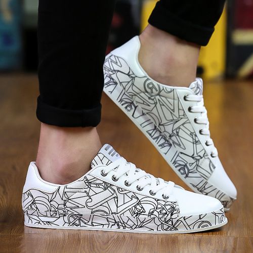 Chaussures de tennis homme jeunesse, 18-40 ans, pour printemps - semelle caoutchouc Ref 958089