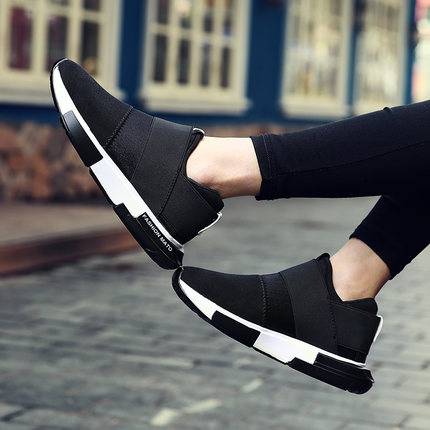 Chaussures de tennis homme jeunesse, 18-40 ans, pour printemps - loisir semelle caoutchouc Ref 958105