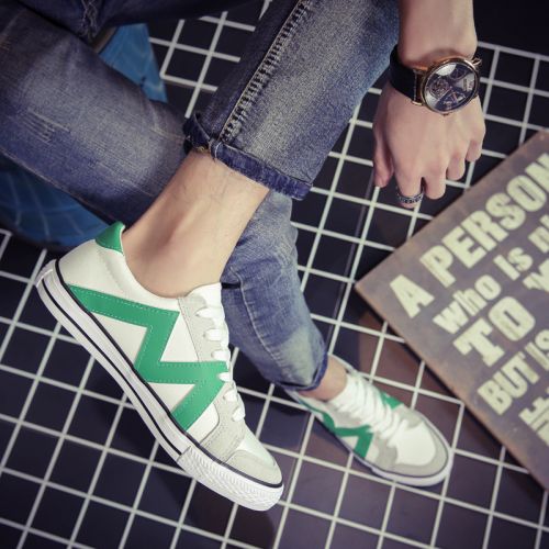 Chaussures de tennis homme jeunesse, 18-40 ans, pour printemps - tendance des jeunes semelle caoutchouc Ref 958202
