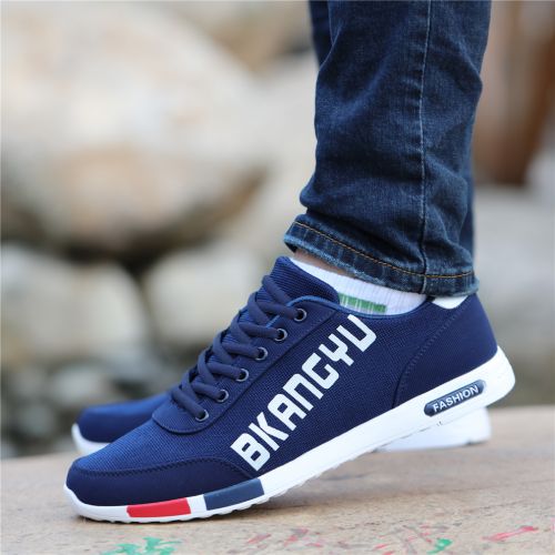 Chaussures de tennis homme jeunesse, 18-40 ans, pour printemps - loisir semelle caoutchouc Re