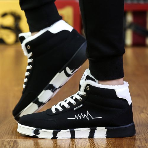 Chaussures de tennis homme jeunesse, 18-40 ans, pour hiver - loisir semelle caoutchouc Ref 958248