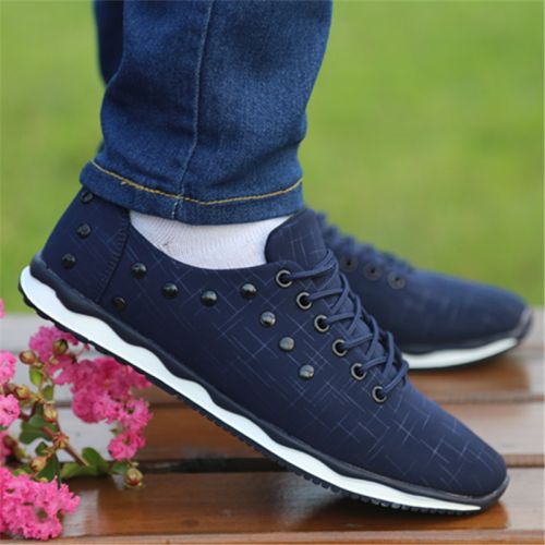 Chaussures de tennis homme jeunesse, 18-40 ans, pour printemps - tendance des jeunes semelle caoutchouc Ref 958325