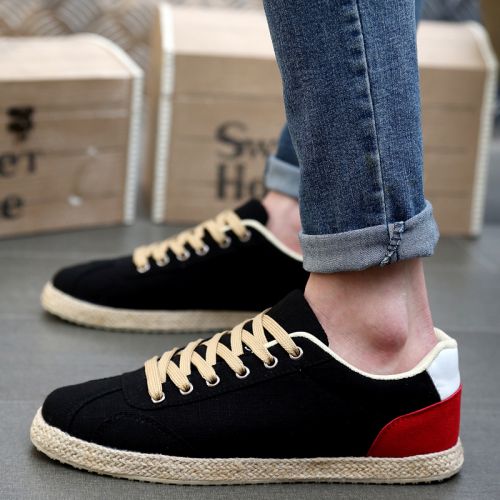 Chaussures de tennis homme jeunesse, 18-40 ans, pour printemps - tendance des jeunes semelle caoutcho