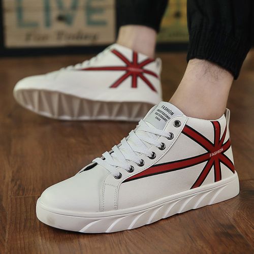 Chaussures de tennis homme jeunesse, 18-40 ans, pour printemps - tendance des jeunes semelle caoutchouc Ref 958333
