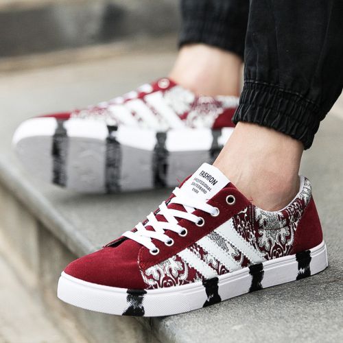 Chaussures de tennis homme jeunesse, 18-40 ans, pour printemps - semelle caoutchouc Ref 958508